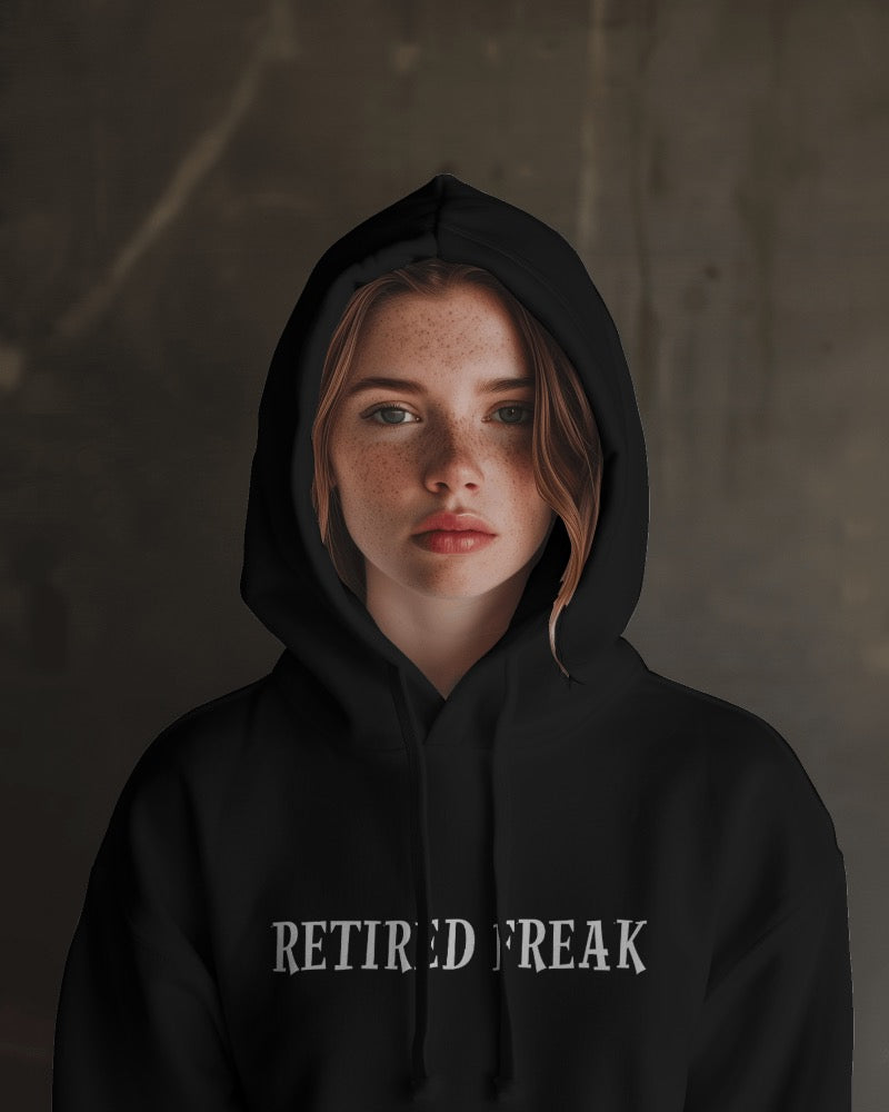 Retired Freak Relaxed Graphic Hoodie